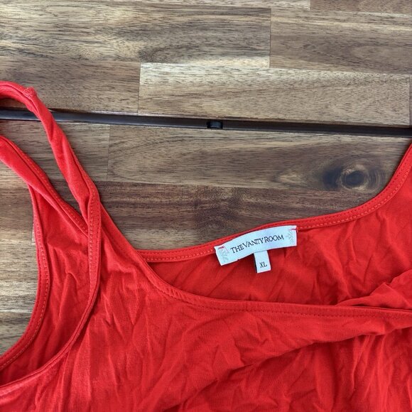 The Vanity Room Coverup Red Dress Women's Size XL Resort Cruise Beach - Picture 12 of 15